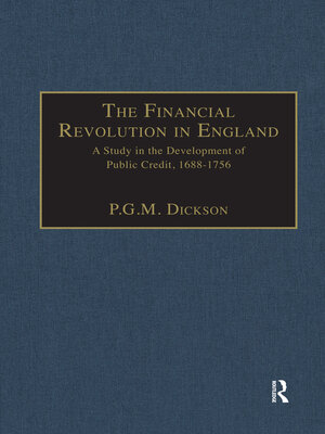 cover image of The Financial Revolution in England